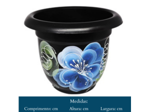 VASO GREGO  ECO  M  3,7 LITROS  PRETO  DECORADO  361