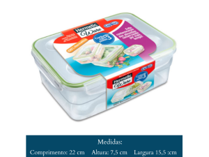 POTE HERMETIC WARE RETANGULAR 2LTS 0938