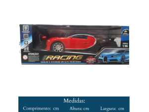 CONTROLE REMOTO CARRO DE 4 FUNCOES FU3138