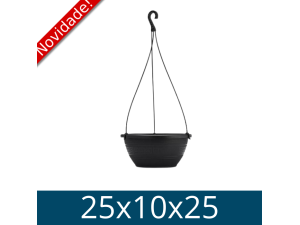 VASO  REDONDO   3,5    LITROS COM ALCA  50M  CONCRETO  0469