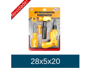 KIT FERRAMENTAS CONSTRUTOR 422534
