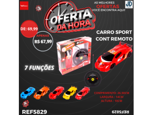 CARRO  ESPORTE CONT REMOTO 7 FUNCOES WB5829