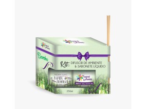 REFIL KIT DIFUSOR E SABONETE BAMBU 250 ML 6111