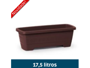 TACHO RETANGULAR GG 17,5L CAFE 0659