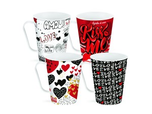 CANECA  DECORADA  PLASTICO  MEU AMIR  430ML  1431