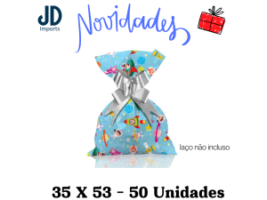SAQUINHO P/ PRESENTE 35X53 - 50 UN. - 215 SPACE