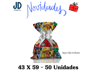 SAQUINHO P/ PRESENTE 43X59 - 50 UN. - 169 RACER TEAM