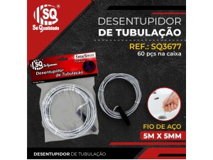 DESENTUPIDOR DE TUBULAÇÃO 5MX5MM SQ3677