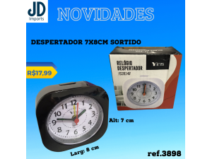DESPERTADOR 7X8CM SORTIDO YS38148