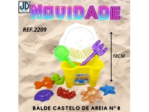BALDE CASTELO DE AREIA Nº 8 - RB08