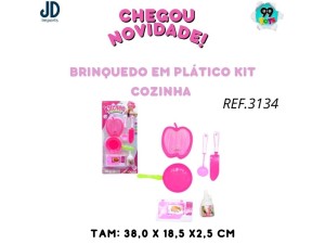 BRINQUEDO EM PLASTICO KIT COZINHA - 0071