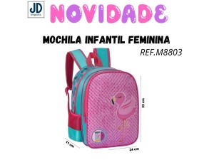 MOCHILA INFANTIL FEMININA  13 MIF5312-13